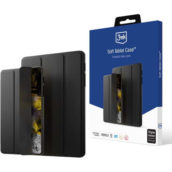 3mk Soft Tablet Case flipové pouzdro Samsung Galaxy Tab S10 FE+ černé