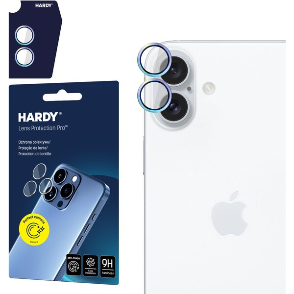 3mk HARDY Lens Protection Pro skla na fotoaparát Apple iPhone 17 duhová