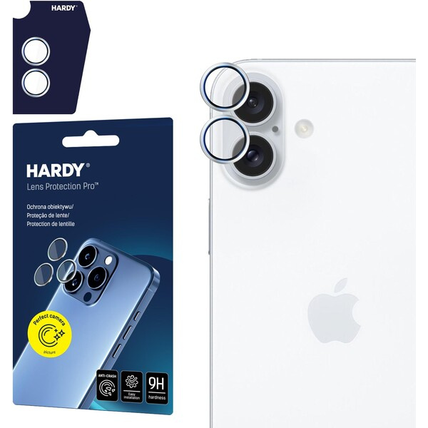 3mk HARDY Lens Protection Pro skla na fotoaparát Apple iPhone 17 stříbrná