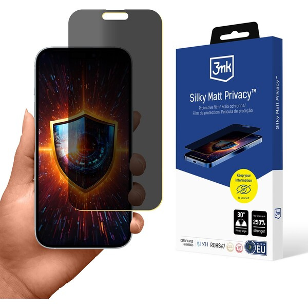 3mk Silky Matt Privacy ochranná fólie Apple iPhone 17
