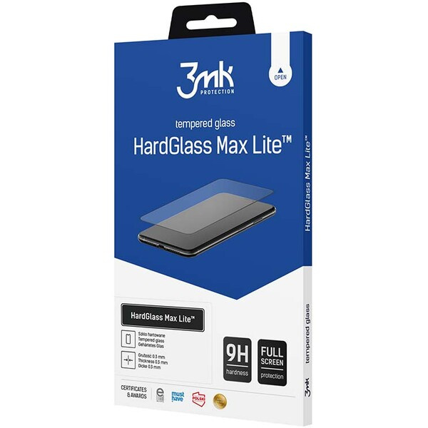3mk HardGlass Max Lite tvrzené sklo Xiaomi 15T 5G černé