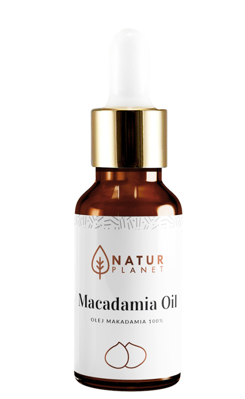 Natur Planet - Makadamiový olej  Přírodní Makadamiový olej Objem: 30 ml
