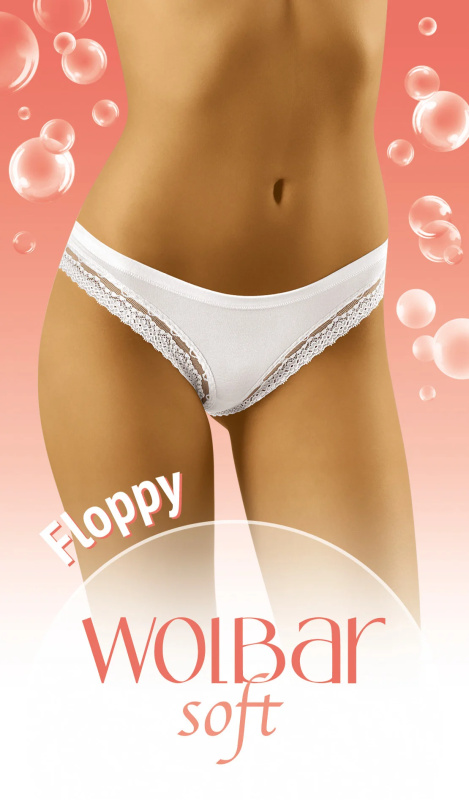 kalhotky Wol-Bar Soft Floppy Barva: Bílá, Velikost: S