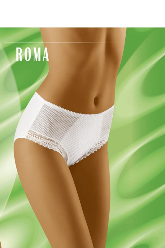 Kalhotky Wol-Bar Roma - výprodej Barva: Bílá, Velikost: XL