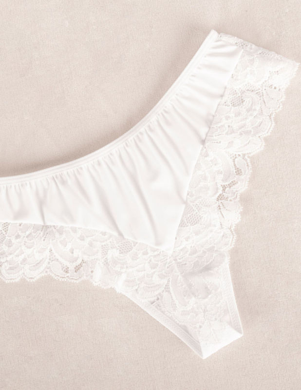 Tanga Wol-Bar Diamond 3503 3 pcs Barva: Bílá, Velikost: S