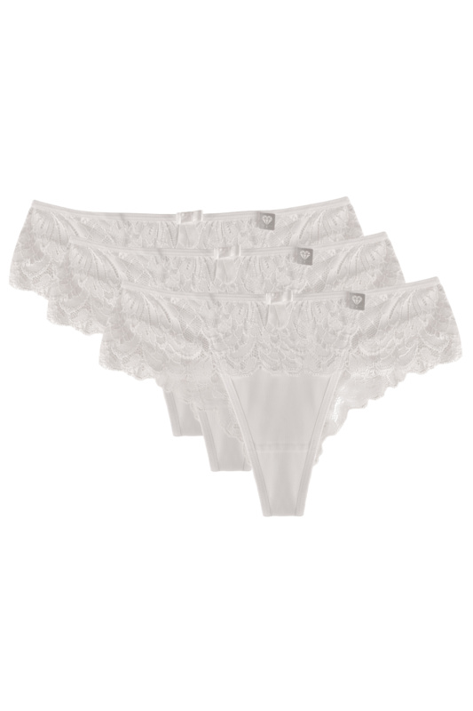 Wol-Bar Diamond 3503 3-pack barva:bílá L