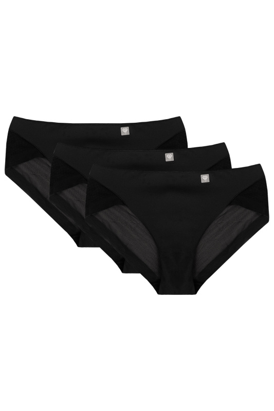 Wol-Bar Diamond 3517 3-pack barva:černá XL