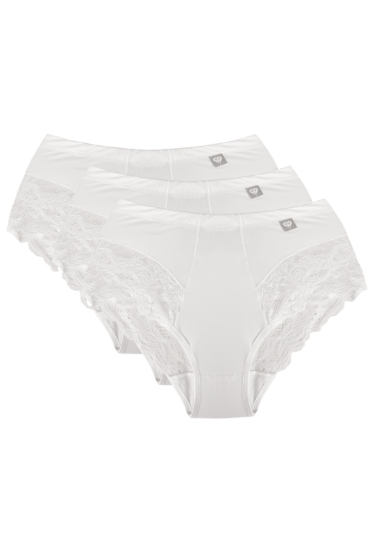 Kalhotky Wol-Bar Diamond 3506 3 pcs Barva: Bílá, Velikost: XL