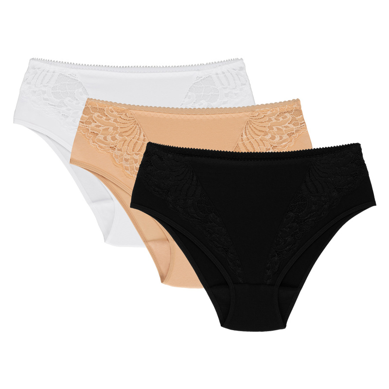 Wol-Bar Eco-Ga 3-pack barva: béžová-bílá-černá L