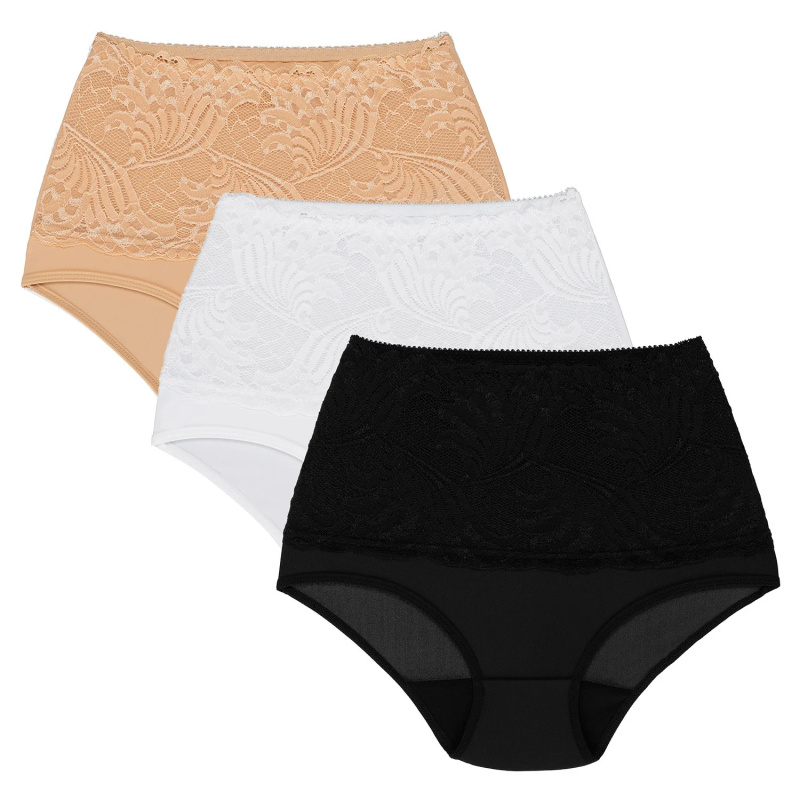 Wol-Bar Kaja 3-pack barva: béžová-bílá-černá 2XL