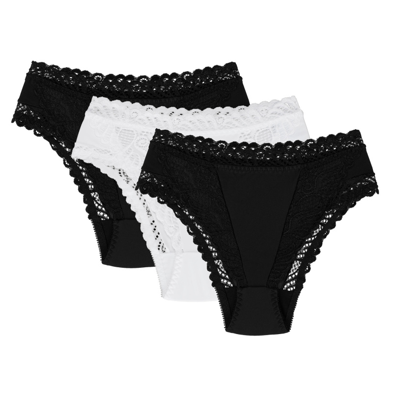 Kalhotky Wol-Bar Abra 3-pak Barva: Černá, Velikost: XL