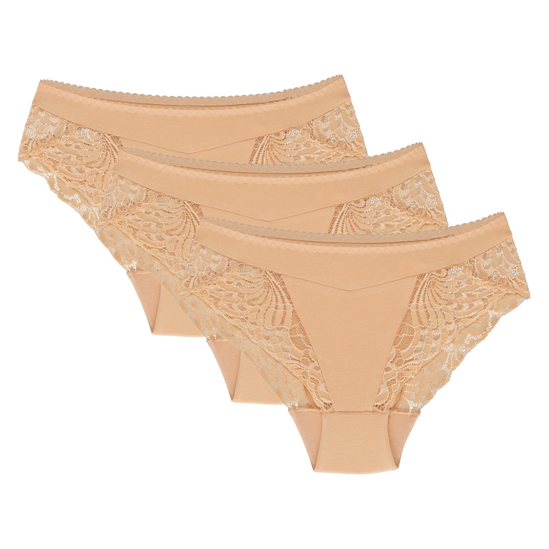 Wol-Bar Eco-Zo 3-pack barva: béžová L