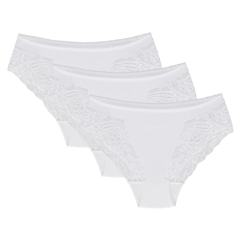 Kalhotky Wol-Bar Eco-Zo 3 pcs Barva: Bílá, Velikost: M