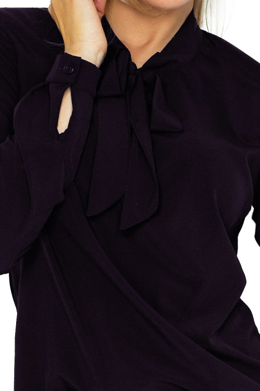 Černá halenka s vázáním model 4977360 XL