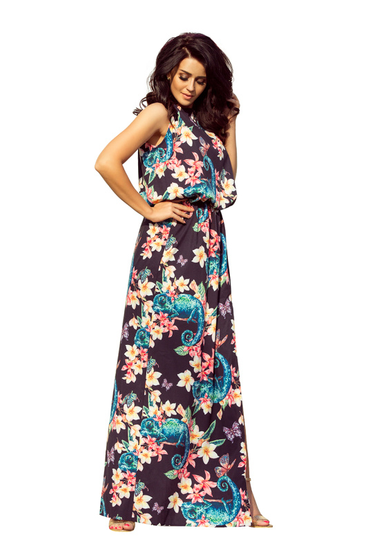 Dámské šaty 191-3 - NUMOCO vícebarevná L