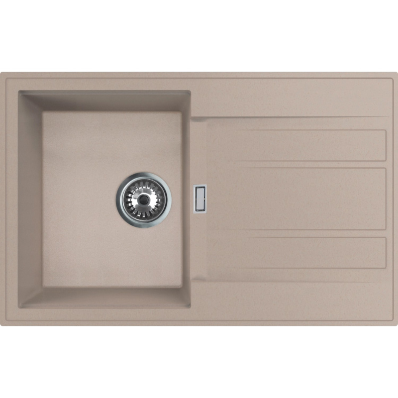 Miló Granitový dřez Piatto pískový 78 x 50 x 21,5 cm