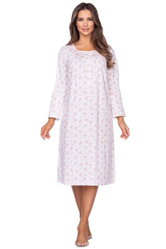 Dámská noční košile Regina 002 Barva: Béžová, Velikost: 2XL