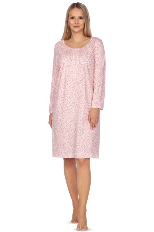 Dámská noční košile Regina 008 Barva: Růžová, Velikost: 2XL
