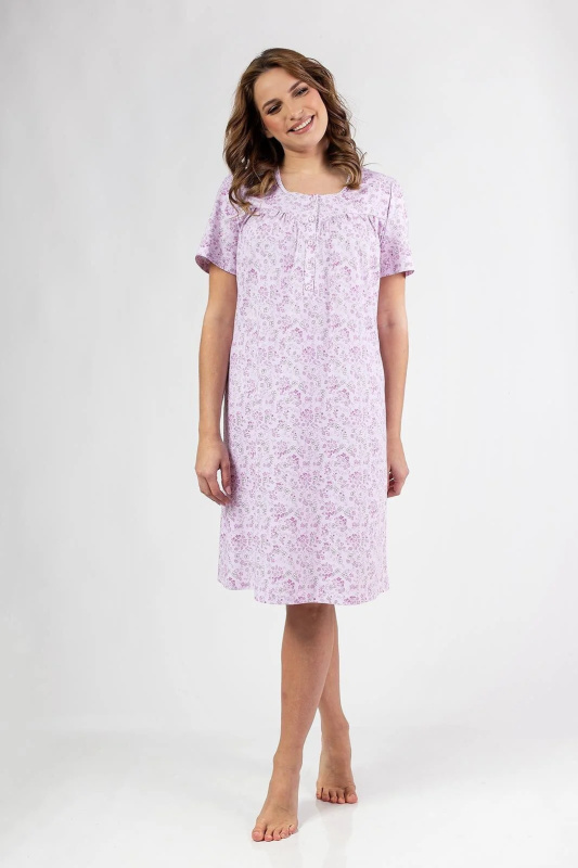 Košile Regina 014 kr/r 2XL-3XL W25 dámská růžová XXL