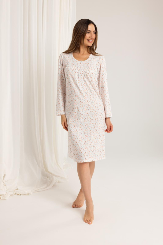 Košile Regina 015 dlouhá/r S-XL Z25/26 dámská modrá M