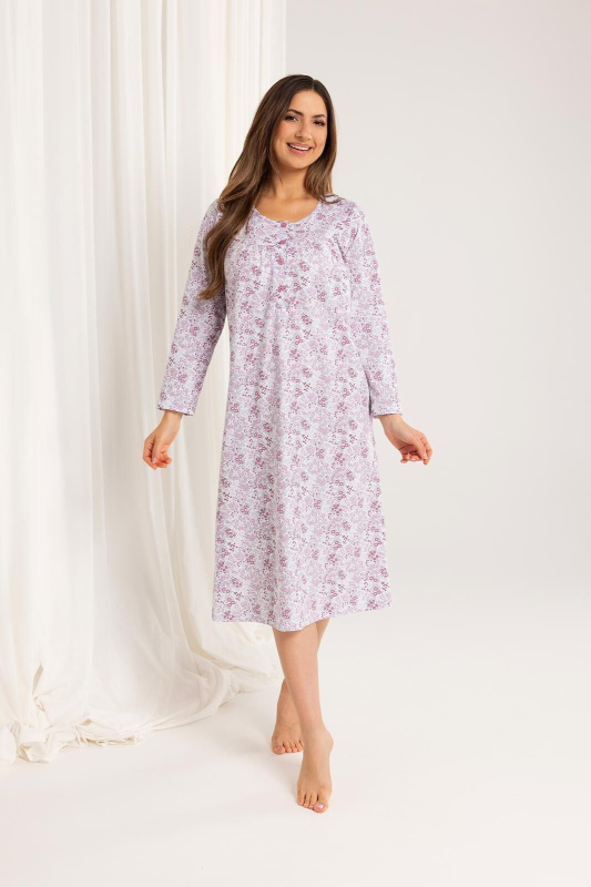 Dámská košile Regina 017 long/r M-XL Z25/26 modrá XL