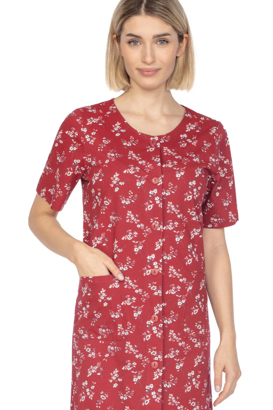 Košile Regina 129 kr/r M-XL L24 dámská rozepínací kaštanové M