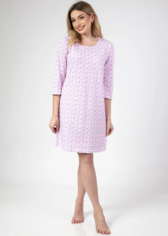 Dámská noční košile Regina 143 3/4 M-XL Z25 šedá M