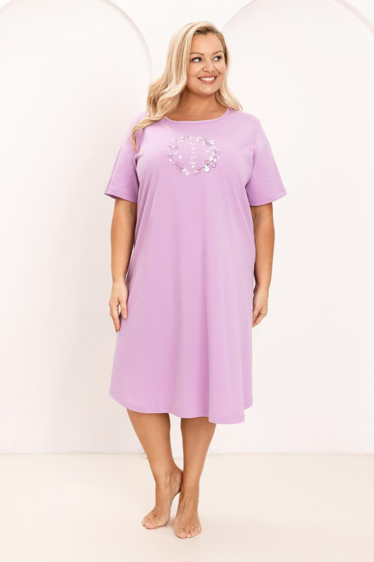Dámská košile Regina 176 cr/r 2XL-4XL W26 fialová 4XL