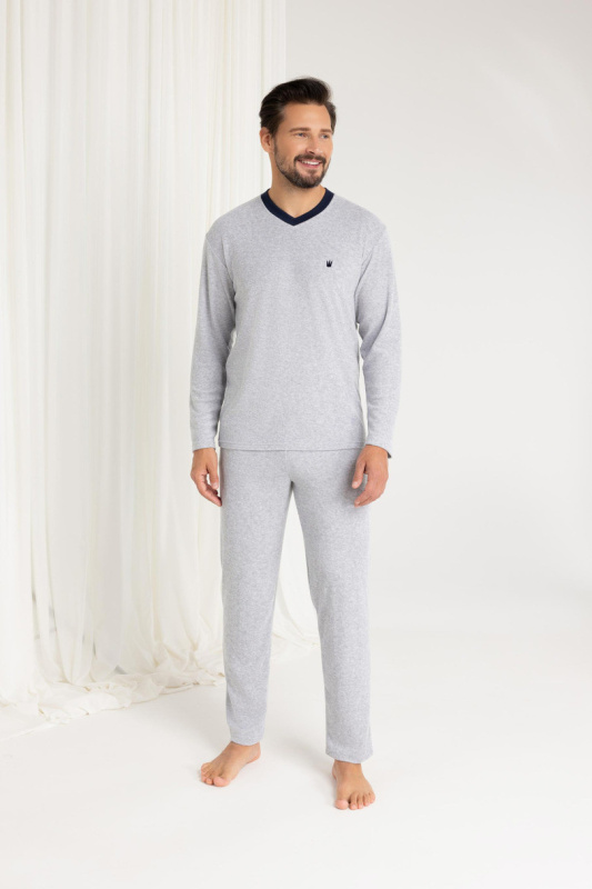 PÁNSKÉ PYŽAMO 489 BIG J/25 MELANGE 2XL