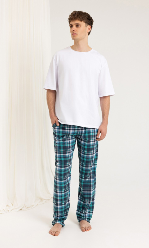 Pyžamo Regina 499 long/r 2XL Z25/26 pánské zelená XXL