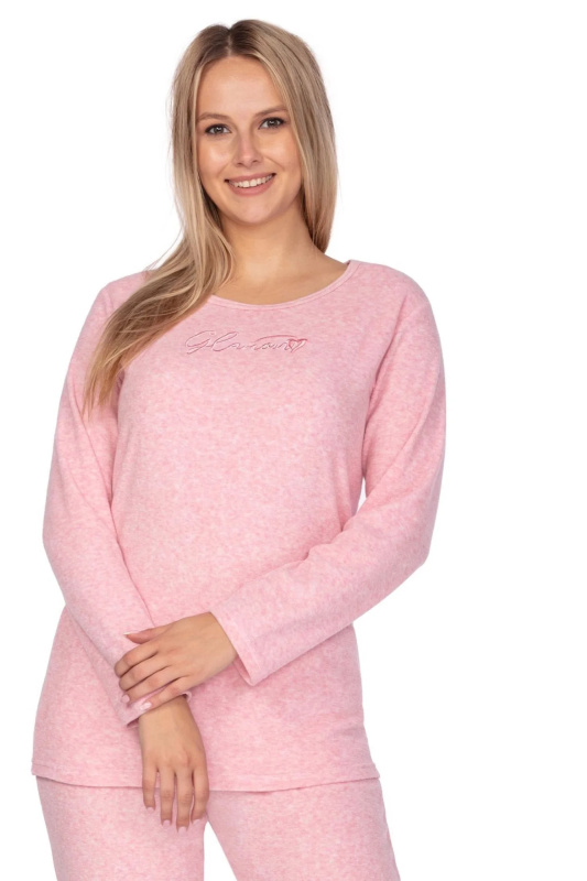Dámské pyžamo 643 pink - REGINA Růžová XL