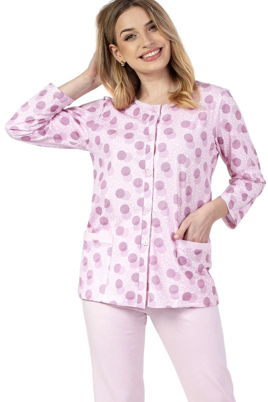 Dámské pyžamo 670 pink - REGINA růžová XXL