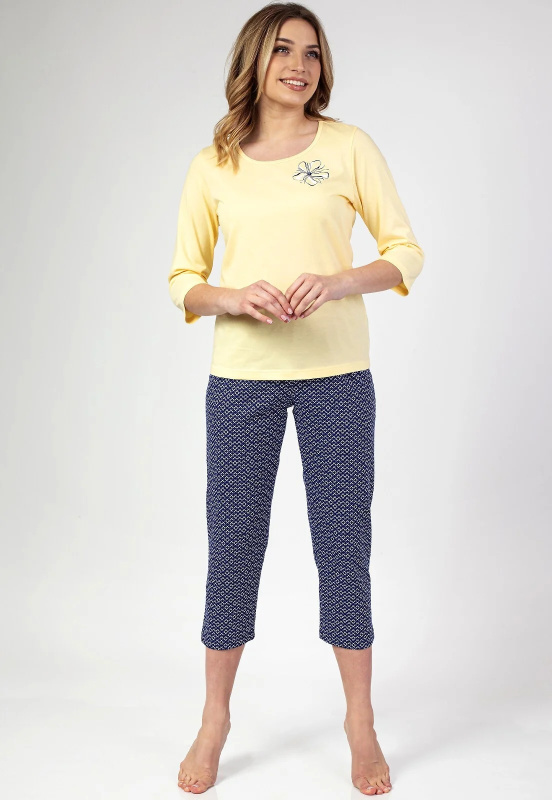 Dámské pyžamo Regina 683 3/4 2XL-3XL Z25 růžová XXL