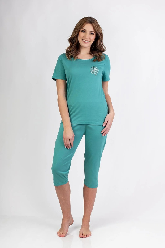 Pyžamo Regina 692 cr/r M-XL W25 dámské zelená M
