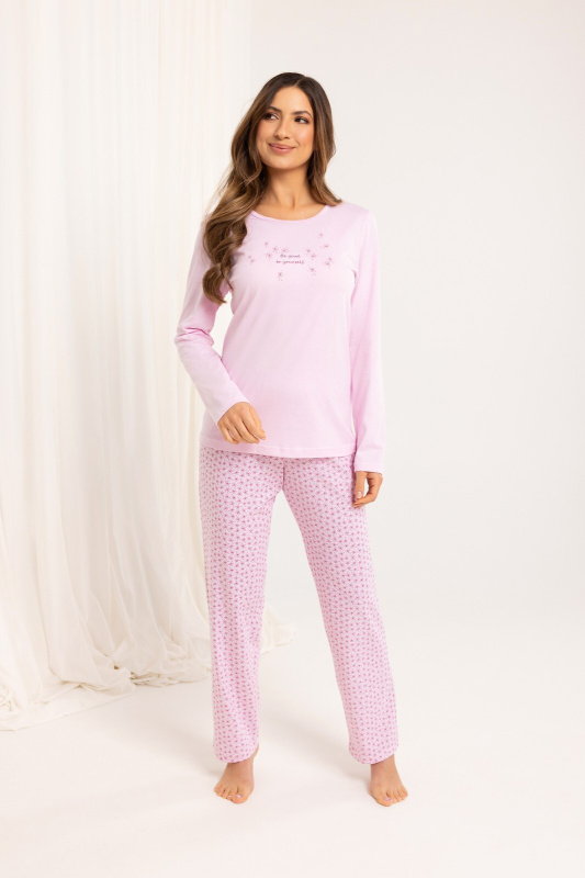 Pyžamo Regina 708 long/r M-XL Z25/26 dámské modrá M