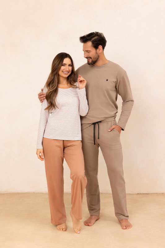 Dámské pyžamo Regina 715 S-XL Z25/26 béžová M