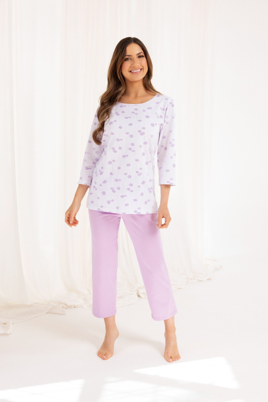 Dámské pyžamo Regina 720 3/4 2XL Z25/26 růžová XXL