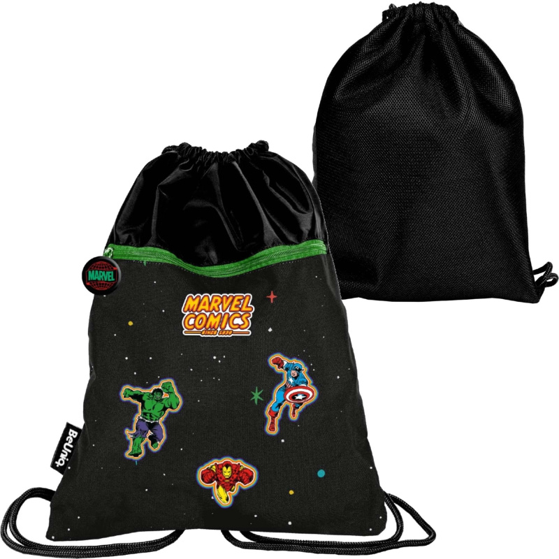 Gym vak Paso BeUniq Premium MARVEL Avengers, černý