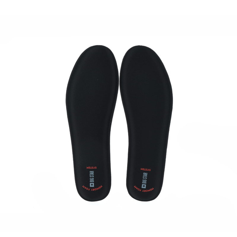 BIG STAR SHOES Vložky Do Obuví BIG STAR Memory Foam System 2 Páry Černé