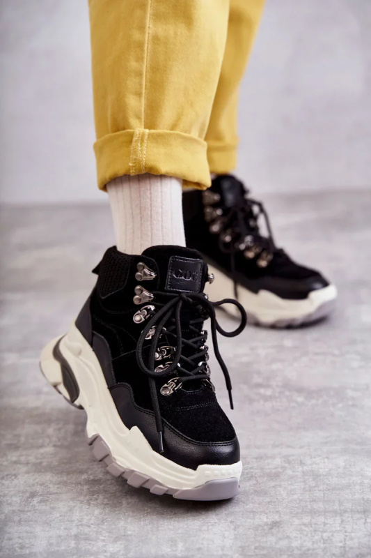 Dámská vysoká sportovní obuv GOE KK2N4098 Černe 37