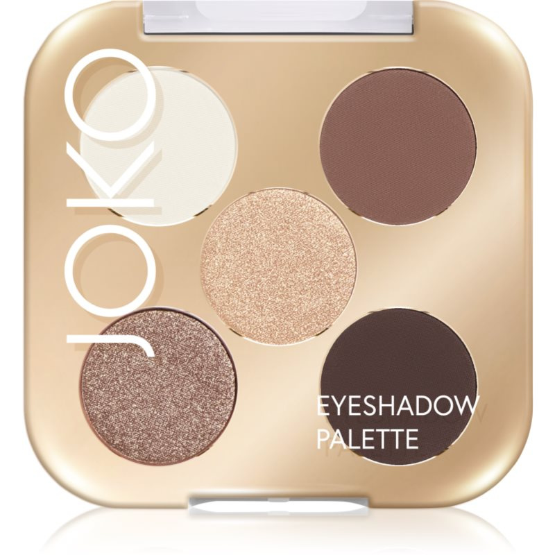 JOKO Eyeshadow Palette paleta očních stínů 5 barev odstín Smoky Nude 7 g