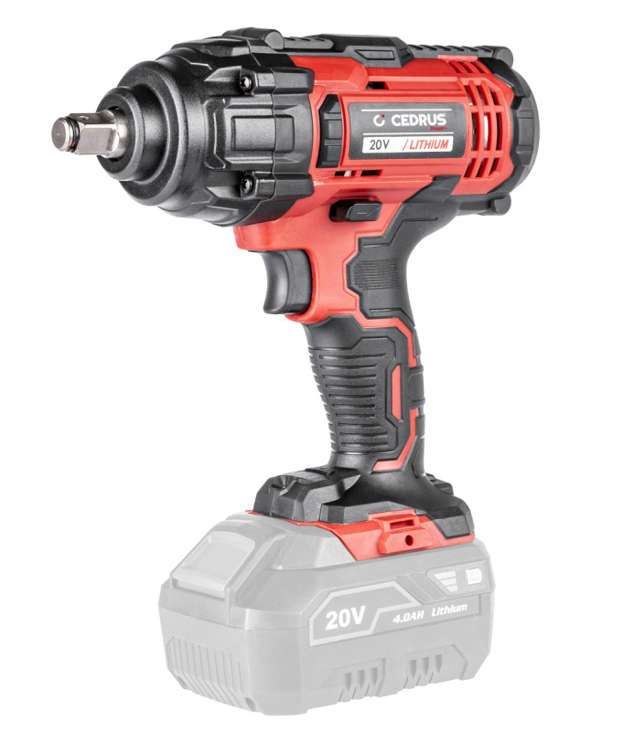 Aku rázový utahovák Hahn & Sohn Cedrus IW400LI – max. točivý moment 400 Nm