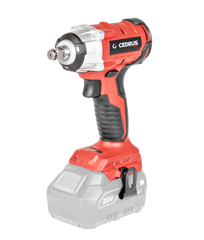 Aku rázový utahovák Hahn & Sohn Cedrus IWB250LI – 250 Nm, 3 rychlosti, 1/2" čtyřhran, bezuhlíkový