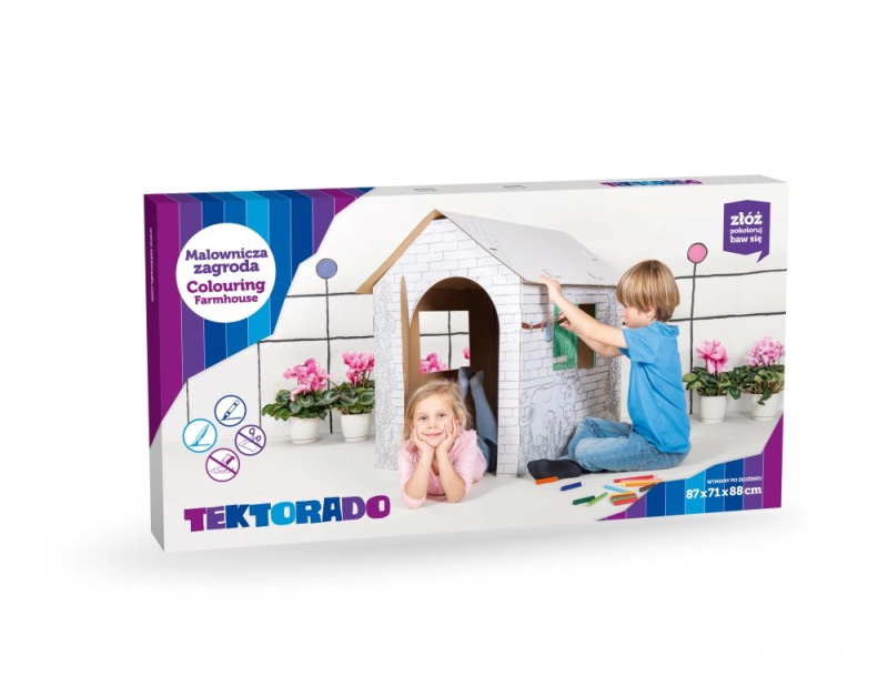 Dětský zahradní kartonový domeček Tektorado