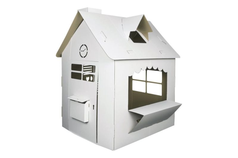 Kvetoucí dům - kartonové květinářství pro děti