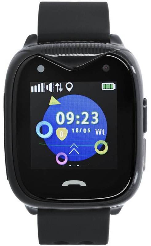 Chytré hodinky Garett Kids Sweet 2 / 1,33" (3,4 cm) IPS LCD displej / 240 x 240 px / SOS tlačítko / černá Varianta: ivi1