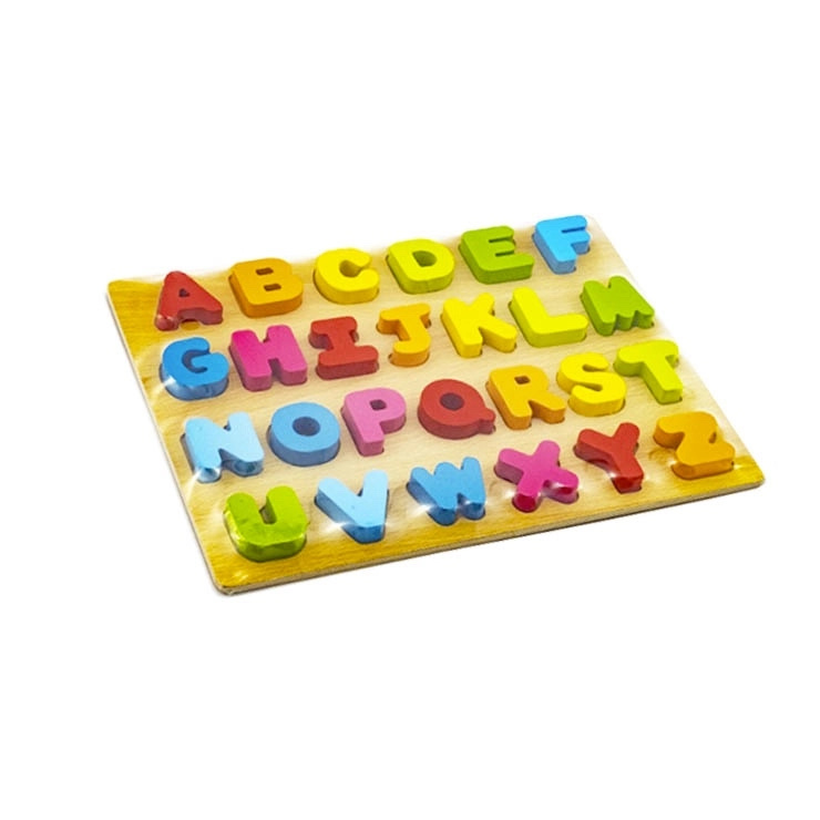 dřevěná vkládačka abeceda