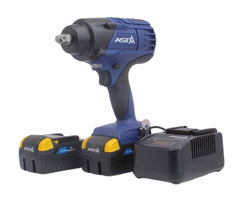 Rázový utahovák 1/2", 18 V, 1250 Nm, 2x baterie - ABA1250
