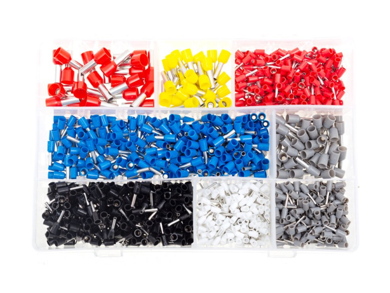 Sada izolovaných konektorů (dutinek), 1200 ks - AICT1200