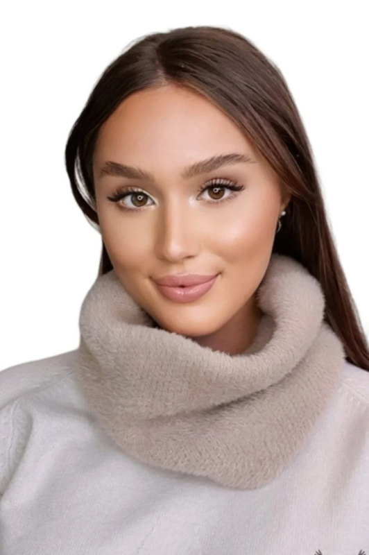 Dámská tunelová šála 05 Béžová Univerzální